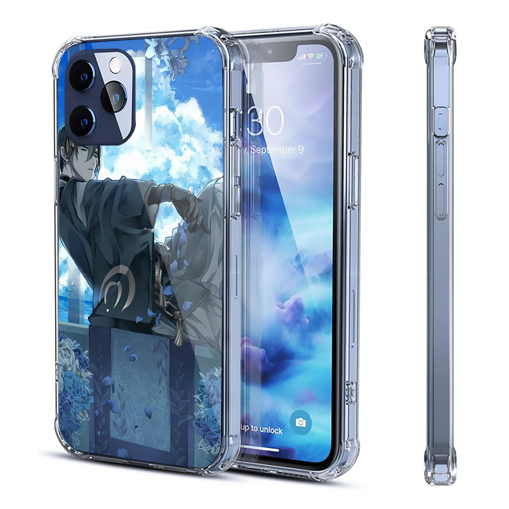 （画像用） 刀剣乱舞 Touken Ranbu 【iPhone 12シリーズ対応】透明スマホケース（クリアソフトケース）